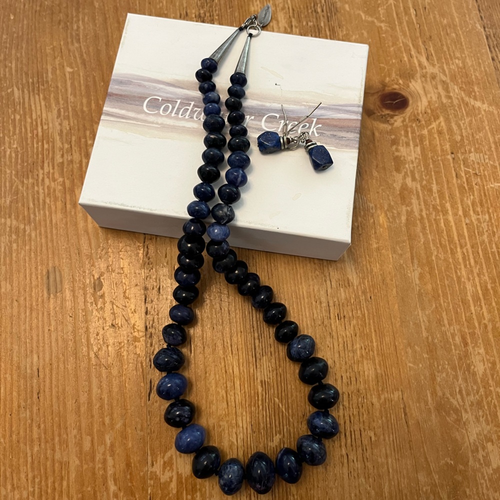 Coldwater Creek necklace and earrings set